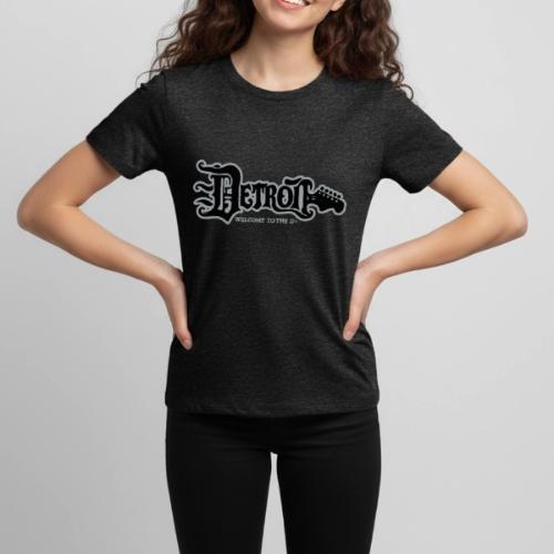 DETROIT GUITAR WTTD BLK SLR REG FONT - Kids' Premium T-Shirt