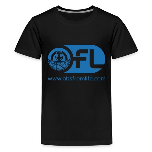 Observations from Life Logo with Web Address - Kids' Premium T-Shirt