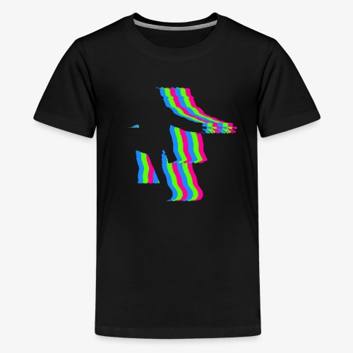 silhouette rainbow cut 1 - Kids' Premium T-Shirt