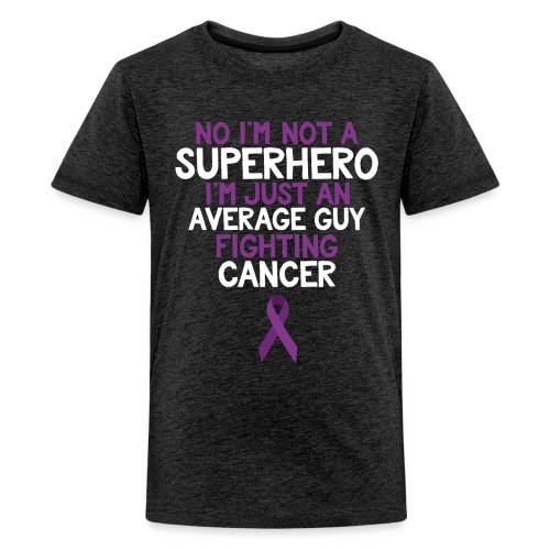 Cancer Superhero Guy Men - Kids' Premium T-Shirt