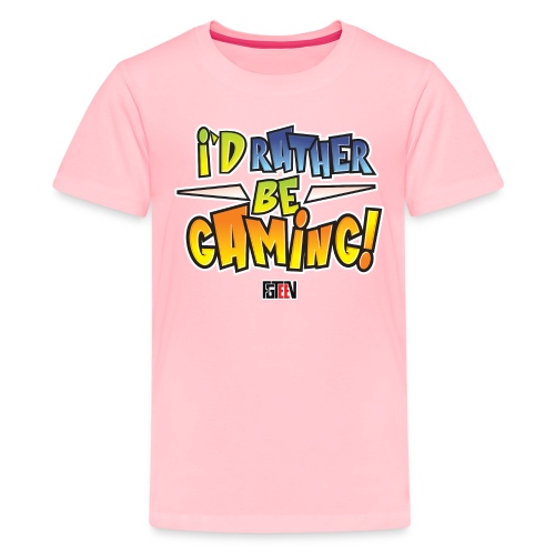I'd Rather Be Gaming - Kids' Premium T-Shirt