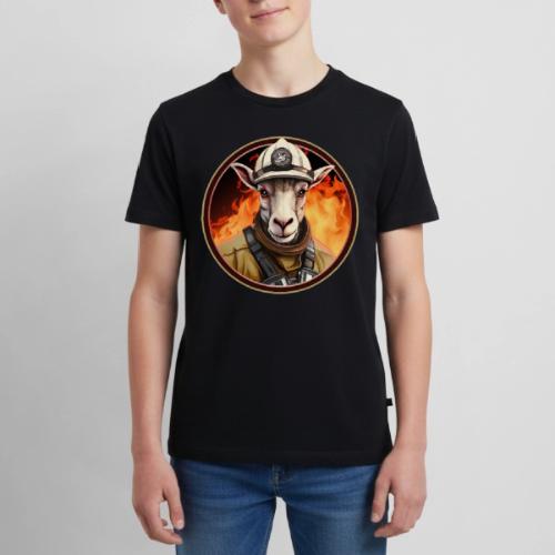 Goats Firefighter / fireman goat - Kids' Premium T-Shirt