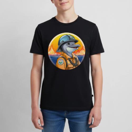 Dolphin Firefighter - Kids' Premium T-Shirt