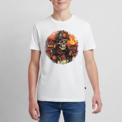 Skeletons Firefighter / fireman skeleton - Kids' Premium T-Shirt