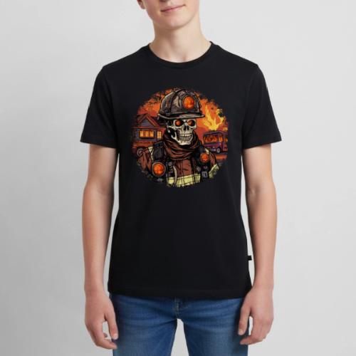 Skeletons Firefighter / fireman skeleton - Kids' Premium T-Shirt