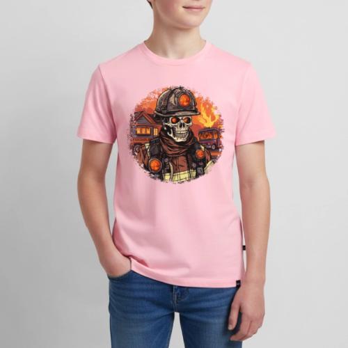 Skeletons Firefighter / fireman skeleton - Kids' Premium T-Shirt