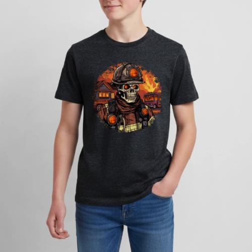 Skeletons Firefighter / fireman skeleton - Kids' Premium T-Shirt