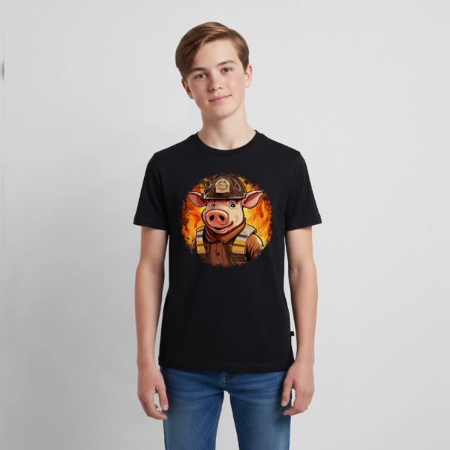 Firefighter pig