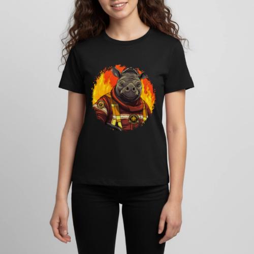 Fireman rhino - Kids' Premium T-Shirt