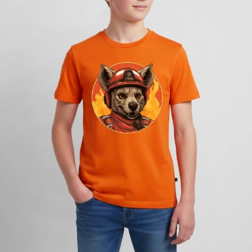 Firefighter hyena - Kids' Premium T-Shirt