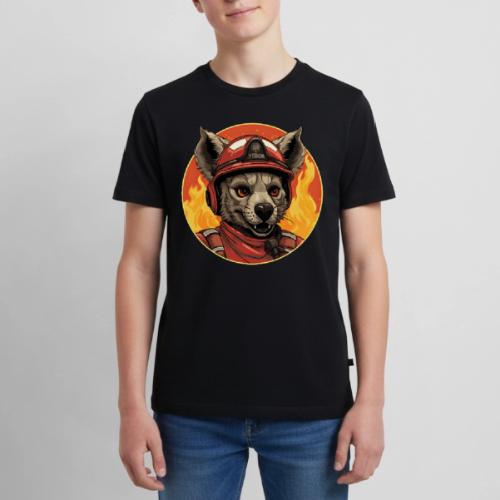 Firefighter hyena - Kids' Premium T-Shirt