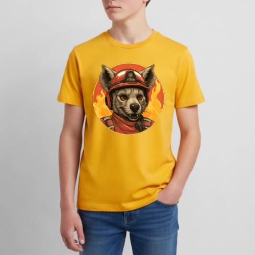 Firefighter hyena - Kids' Premium T-Shirt