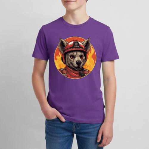 Firefighter hyena - Kids' Premium T-Shirt