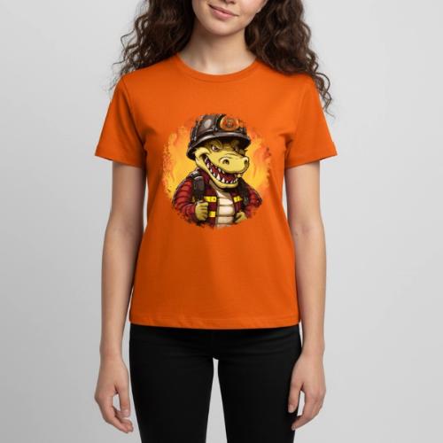 Fireman crocodile - Kids' Premium T-Shirt