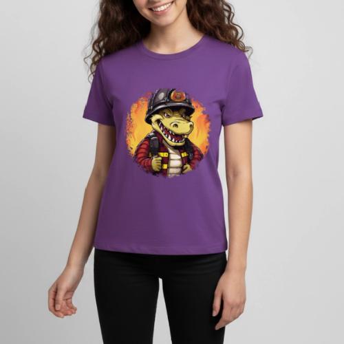 Fireman crocodile - Kids' Premium T-Shirt