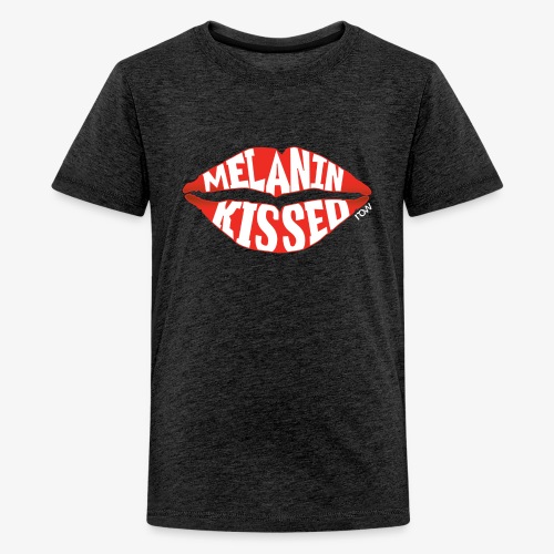 Melanin Kissed Tee by runonwords (r.o.w.) - Kids' Premium T-Shirt