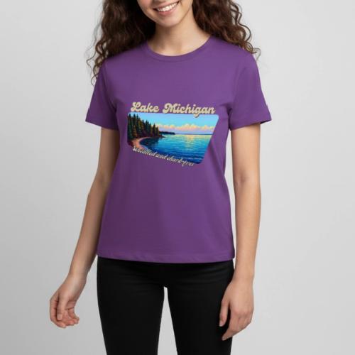 Lake Michigan Unsalted and shark-free - Kids' Premium T-Shirt