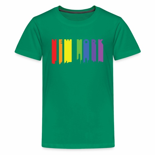 New York design Rainbow - Kids' Premium T-Shirt