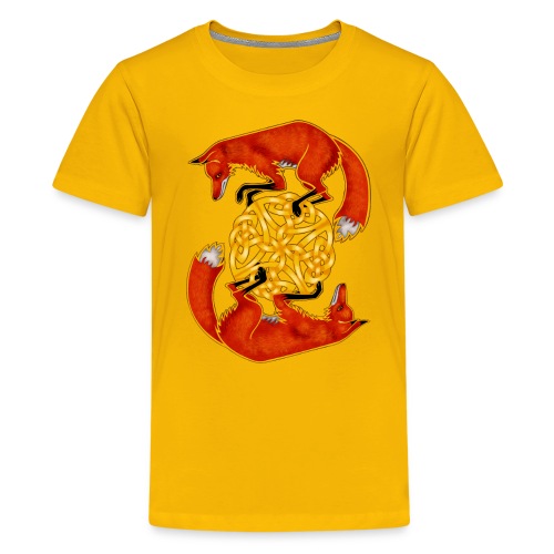 Circling Foxes - Kids' Premium T-Shirt