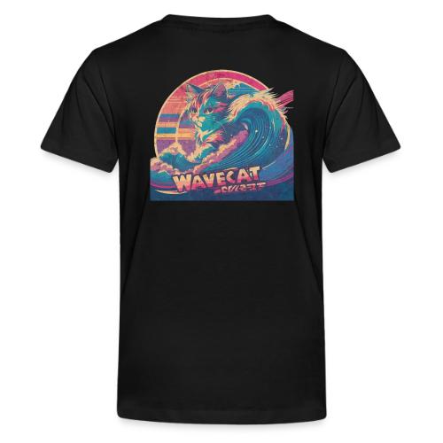 Vintage Wavecat - Kids' Premium T-Shirt