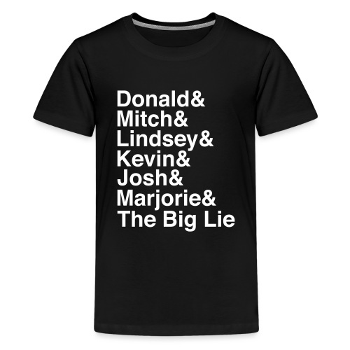 The Big Lie Name Stack - Kids' Premium T-Shirt