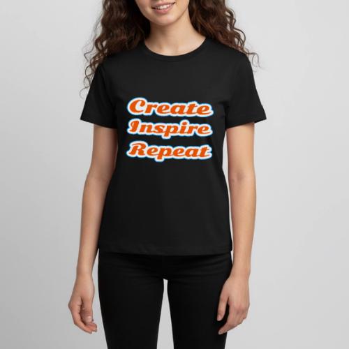 Create, Inspire, Repeat — Artist Life Script - Kids' Premium T-Shirt
