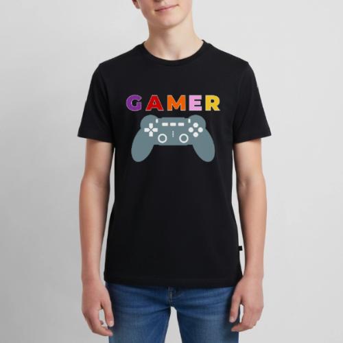 Colorful Gamer Controller Graphic - Kids' Premium T-Shirt