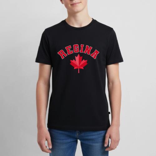 Regina with maple leaf - Kids' Premium T-Shirt