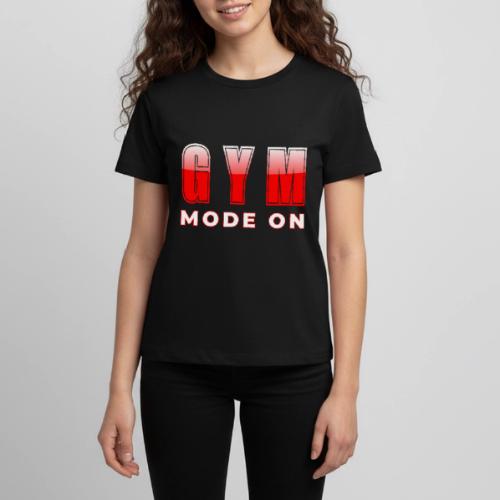 Gym Mode On Fitness Typography Design - Kids' Premium T-Shirt
