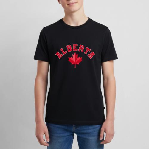 Alberta with maple leaf - Kids' Premium T-Shirt