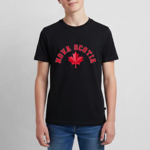 Nova Scotia with maple leaf - Kids' Premium T-Shirt