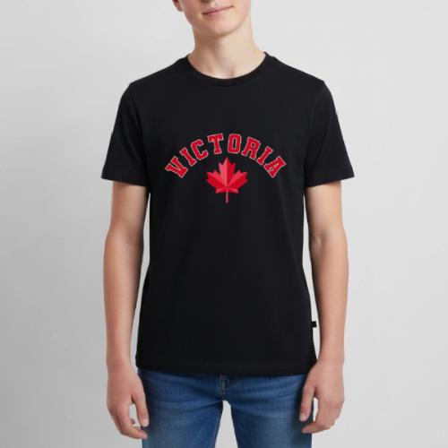 Victoria with maple leaf - Kids' Premium T-Shirt