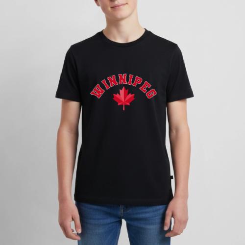 Winnipeg with maple leaf - Kids' Premium T-Shirt