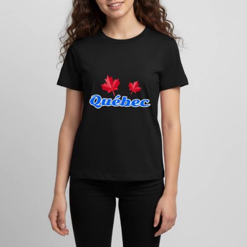 Québec with two red maple leaves - Kids' Premium T-Shirt