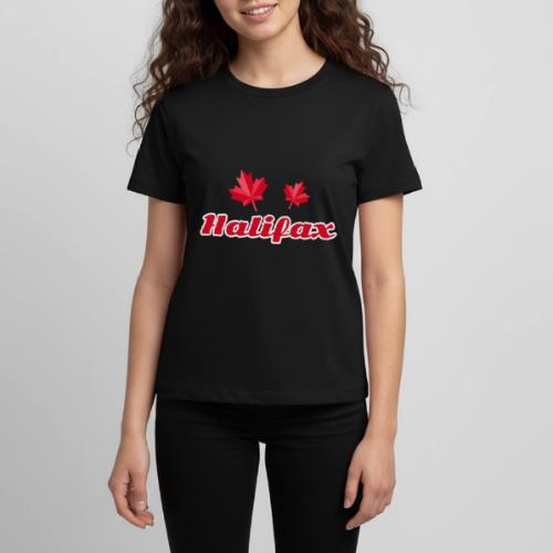 Halifax with two red maple leaves - Kids' Premium T-Shirt