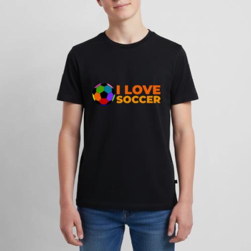 I Love Soccer - Kids' Premium T-Shirt