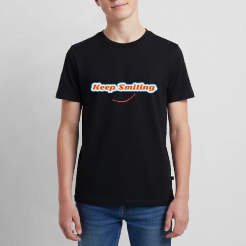 Keep Smiling Positive Vibes Graphic - Kids' Premium T-Shirt