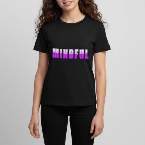 Mindful Typography Minimalist Design - Kids' Premium T-Shirt
