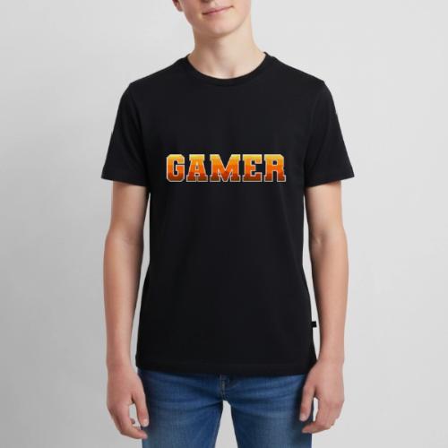 Gamer Varsity Gradient Design for Apparel - Kids' Premium T-Shirt