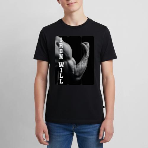 Bodybuilding: Iron Will - Kids' Premium T-Shirt