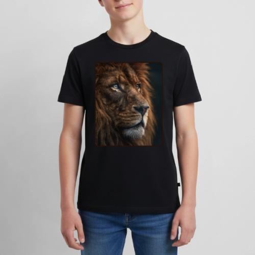 Lion Portrait Majestic Wildlife Design - Kids' Premium T-Shirt