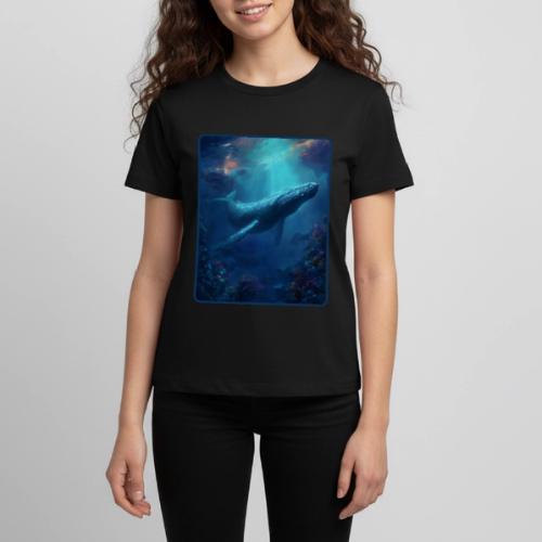 Humpback Whale Ocean Reef Design - Kids' Premium T-Shirt