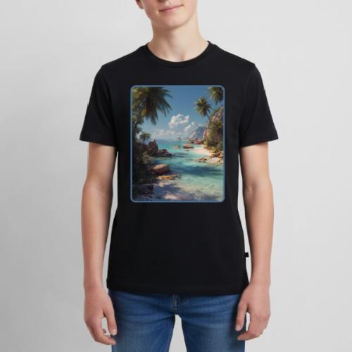Tropical Island Paradise Ocean Design - Kids' Premium T-Shirt