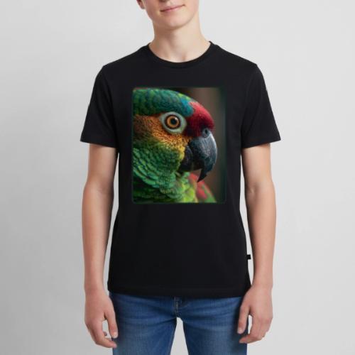 Colorful Parrot Close-Up Design - Kids' Premium T-Shirt
