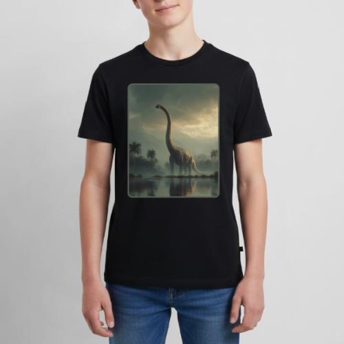 Brachiosaurus Misty Lake Design - Kids' Premium T-Shirt