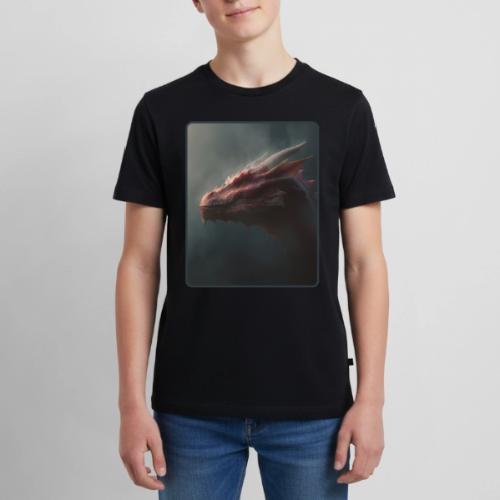 Red Dragon Fog Portrait Design - Kids' Premium T-Shirt