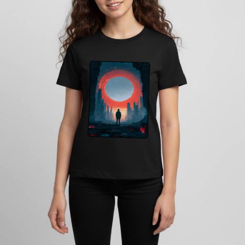Cosmic Portal Future City Design - Kids' Premium T-Shirt