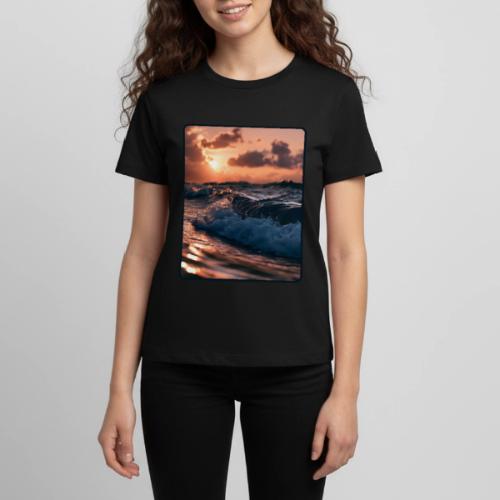 Golden Sunset Ocean Wave - Kids' Premium T-Shirt