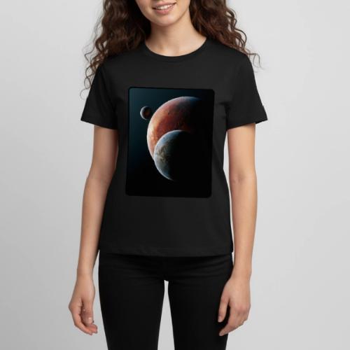 Three Planets Deep Space Design - Kids' Premium T-Shirt