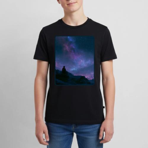 Stargazer Nebula Night Sky Art - Kids' Premium T-Shirt